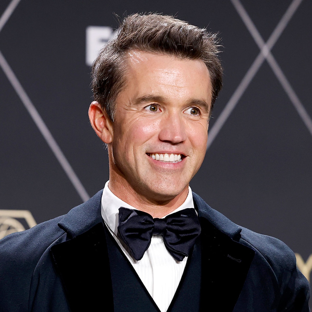 Rob McElhenney Has Priorities While Streaming Eagles Game at the Emmys